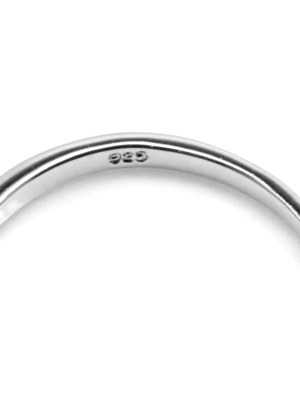 Minimalist 5-Stone Round Gemstone Stackable Ring in White/Yellow Gold Plated 925